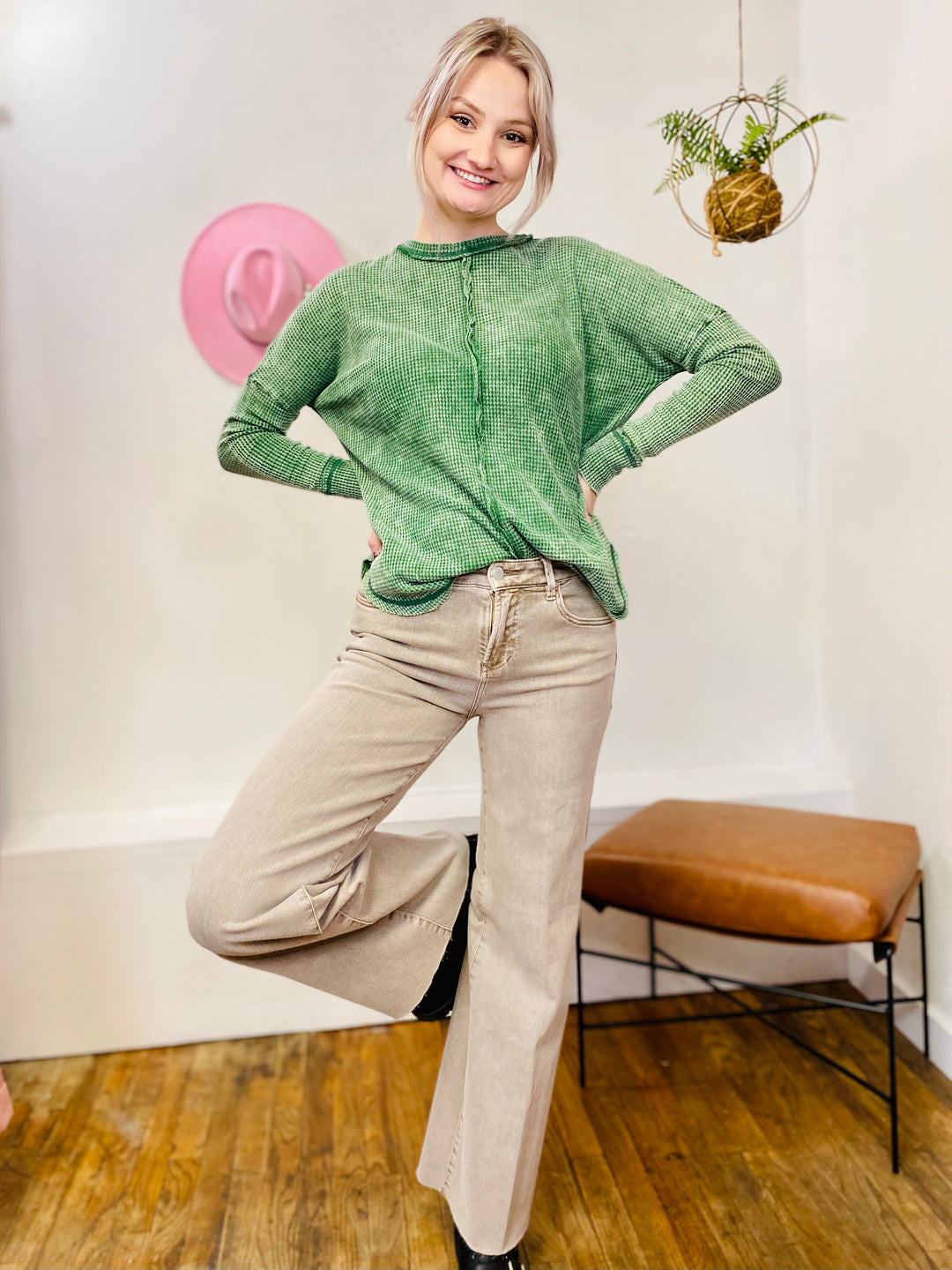 Fiona Mid Wide Leg Jean DEAR JOHN - Cashmere-Bottoms and Jeans-Anatomy Clothing Boutique in Brenham, Texas