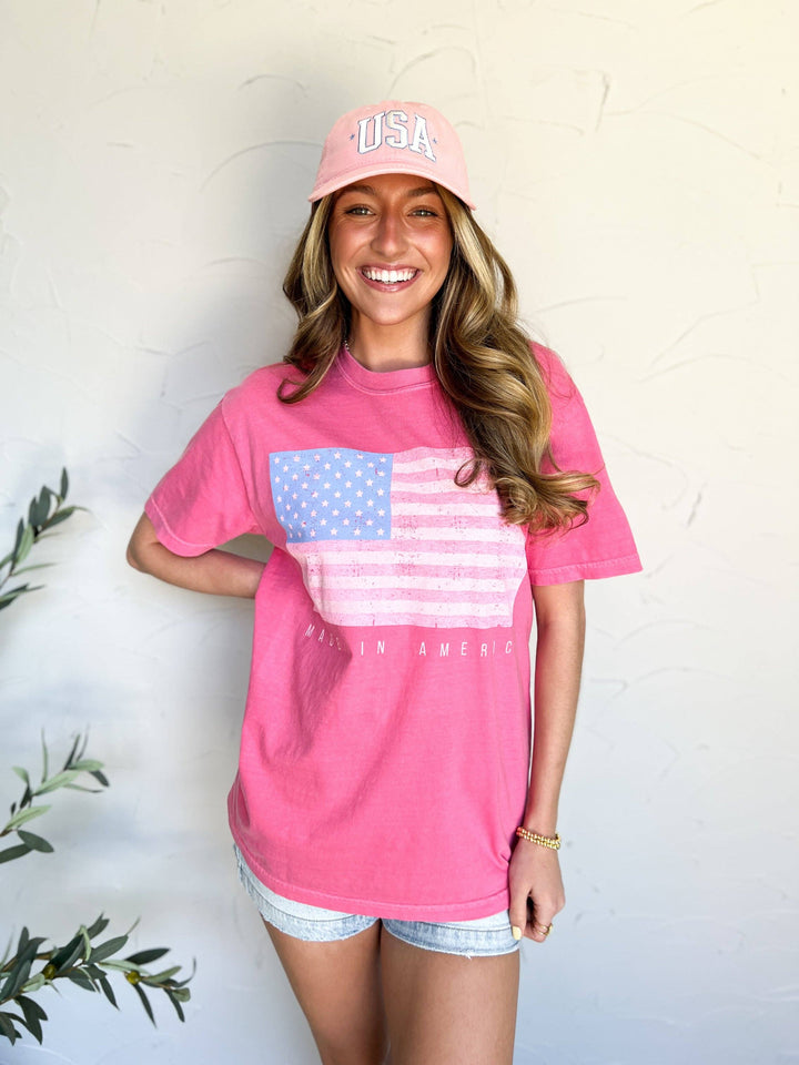 Made in America Graphic Tee-Tops-Anatomy Clothing Boutique in Brenham, Texas