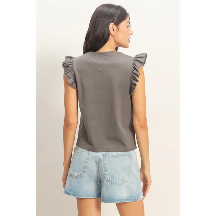 Everyday Darling Tee-Tops-Anatomy Clothing Boutique in Brenham, Texas