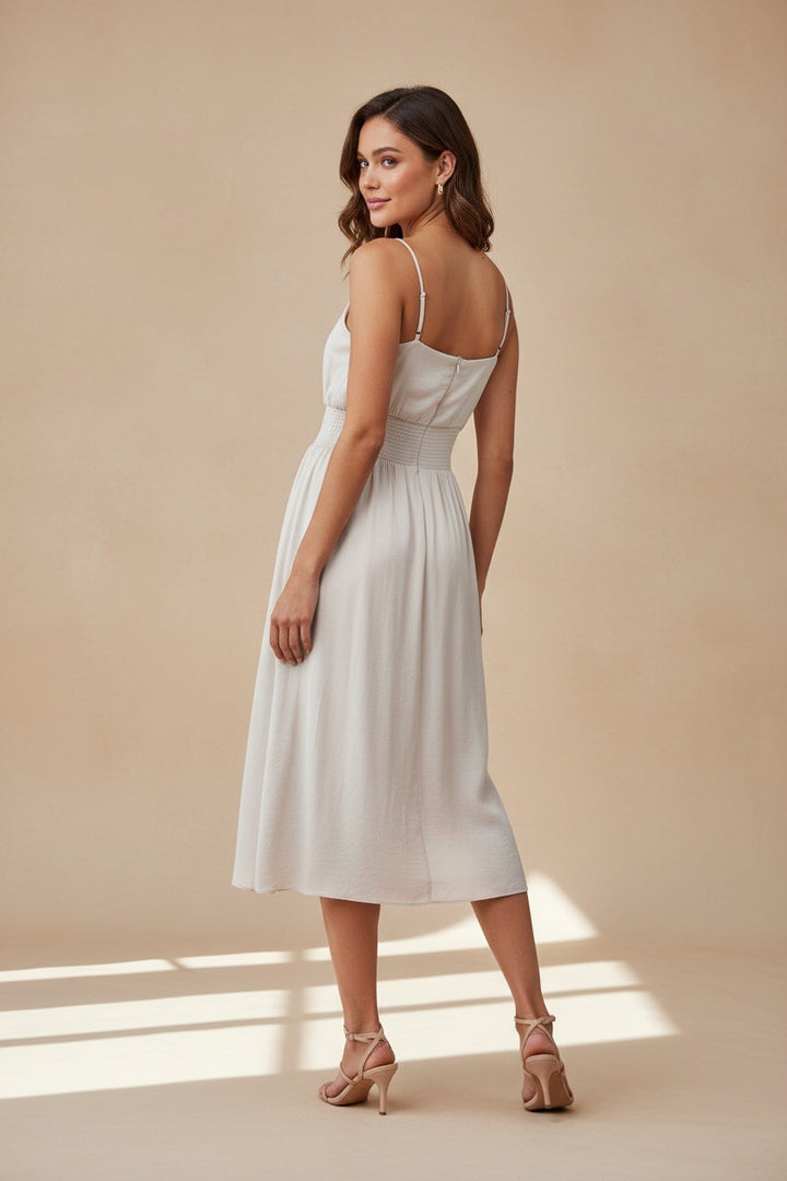 Sunday Stroll Midi Dress-Dresses-Anatomy Clothing Boutique in Brenham, Texas