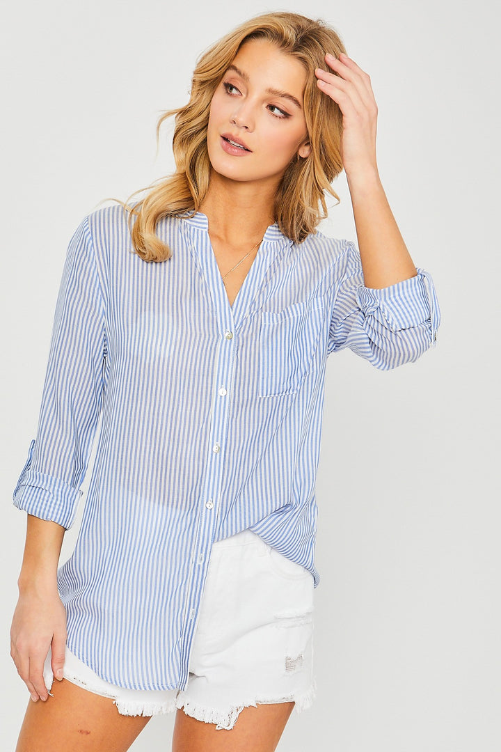 Alamo Street Blouse-Tops-Anatomy Clothing Boutique in Brenham, Texas