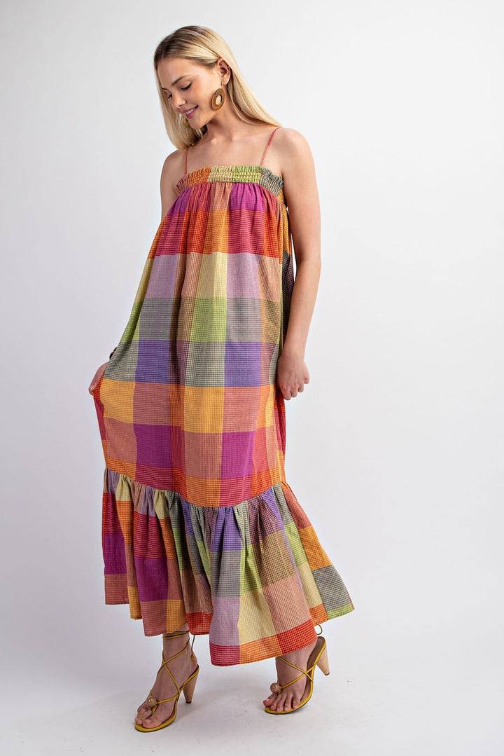 Sunset Picnic Midi Dress