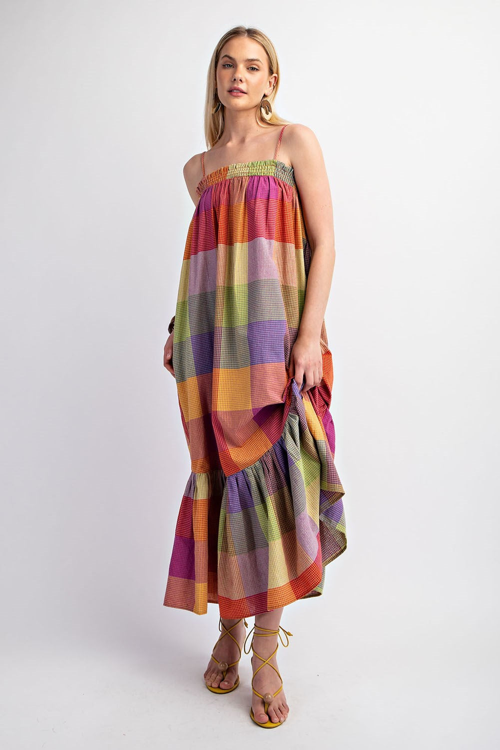 Sunset Picnic Midi Dress