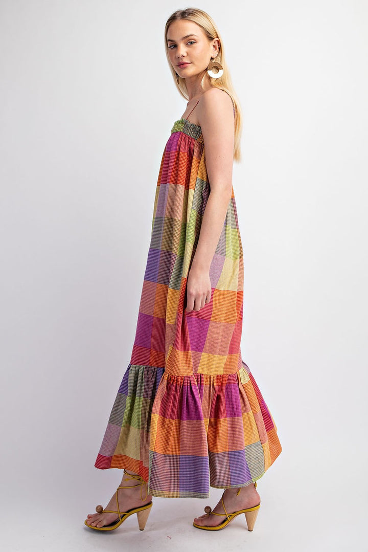 Sunset Picnic Midi Dress