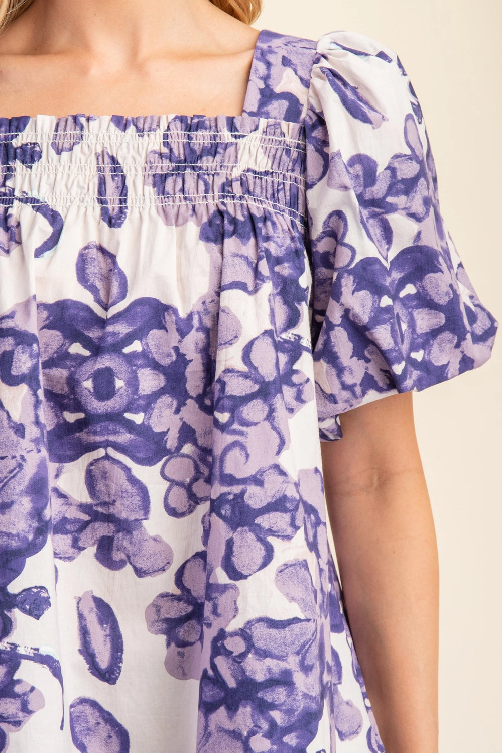 Poppy Floral Blouse-Tops-Anatomy Clothing Boutique in Brenham, Texas