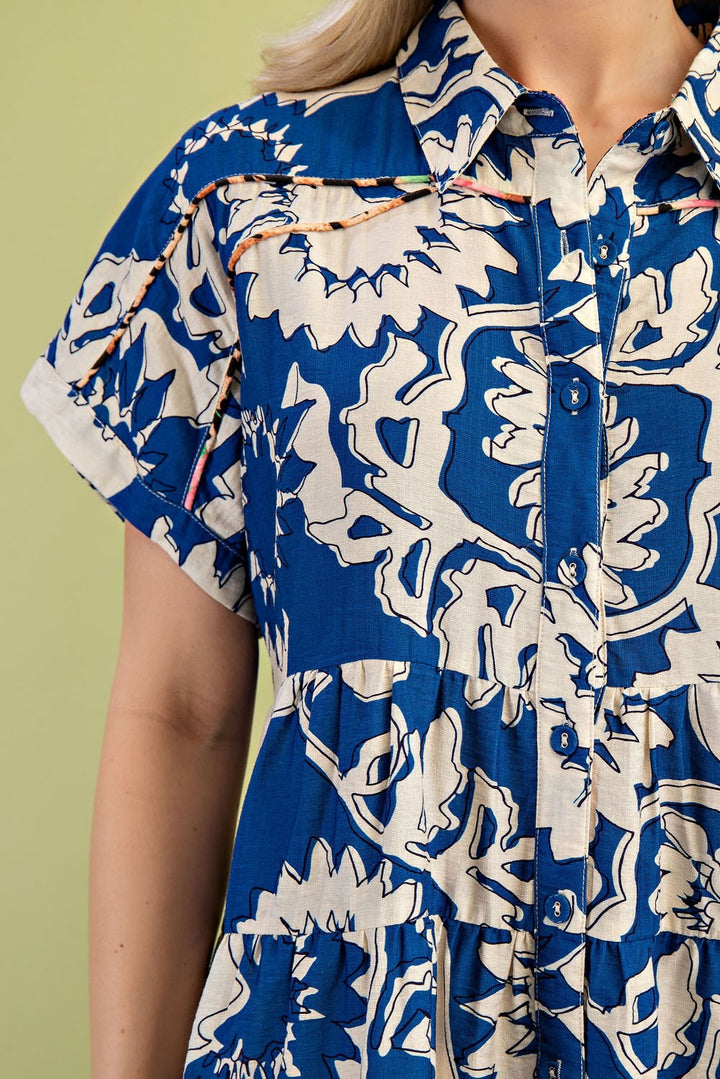 Blaze Shirt Dress-Dresses-Anatomy Clothing Boutique in Brenham, Texas