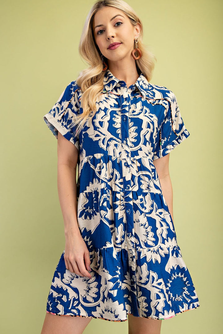 Blaze Shirt Dress-Dresses-Anatomy Clothing Boutique in Brenham, Texas