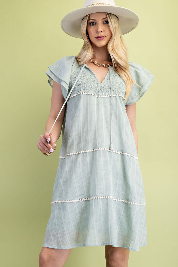 Ophelia Mini Dress-Dresses-Anatomy Clothing Boutique in Brenham, Texas