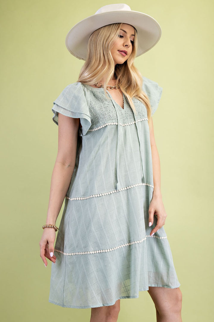 Ophelia Mini Dress-Dresses-Anatomy Clothing Boutique in Brenham, Texas