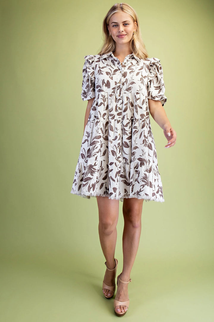 Autumn Grove Shirt Dress