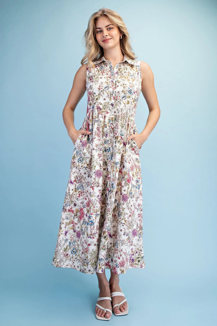 Secret Garden Midi Dress