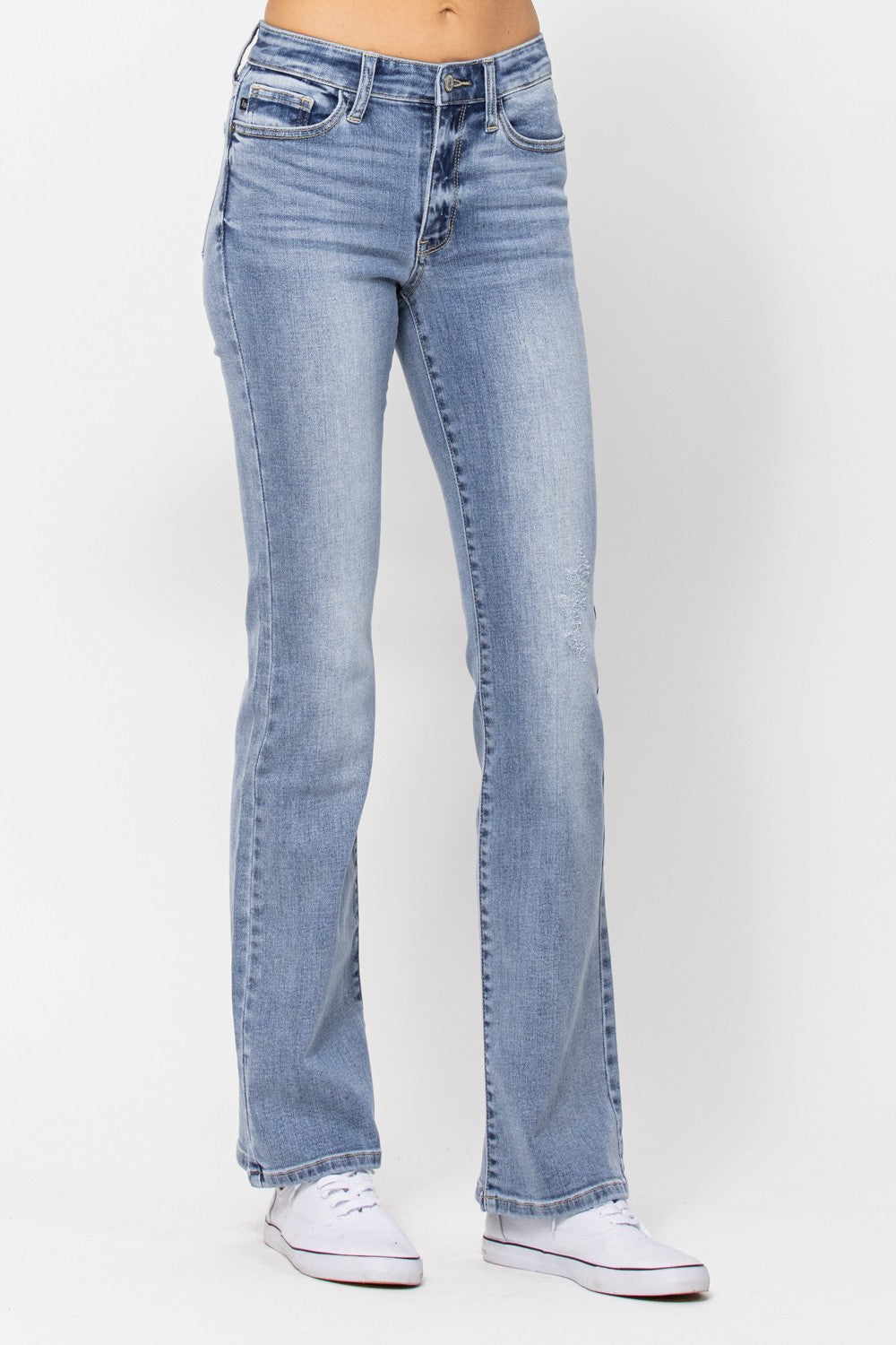 Mid Rise Boot Cut Jean JUDY BLUE-Bottoms and Jeans-Anatomy Clothing Boutique in Brenham, Texas