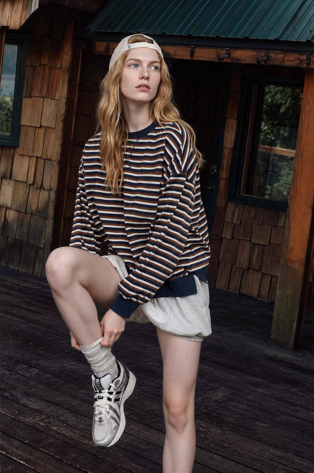 The Weekend Edit Striped Knit Top-Tops-Anatomy Clothing Boutique in Brenham, Texas