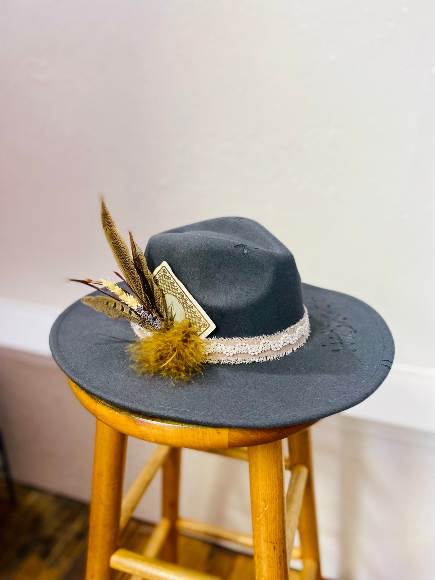 Erin Custom Wide Brim Hat-Accessories-Anatomy Clothing Boutique in Brenham, Texas
