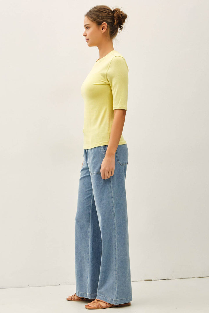 Slow Mornings Pull On Pants-Bottoms and Jeans-Anatomy Clothing Boutique in Brenham, Texas
