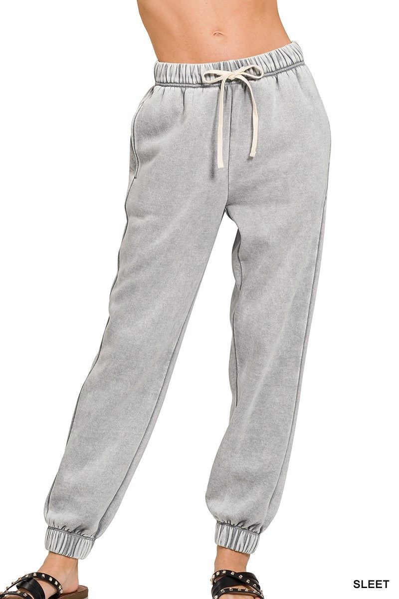 Zoe Drawstring Jogger Pants-Bottoms and Jeans-Anatomy Clothing Boutique in Brenham, Texas