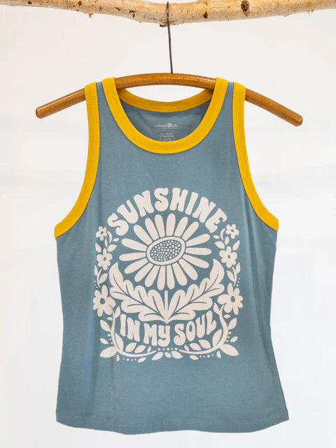 Ringer Tank NATURAL LIFE - Sunshine-Tops-Anatomy Clothing Boutique in Brenham, Texas