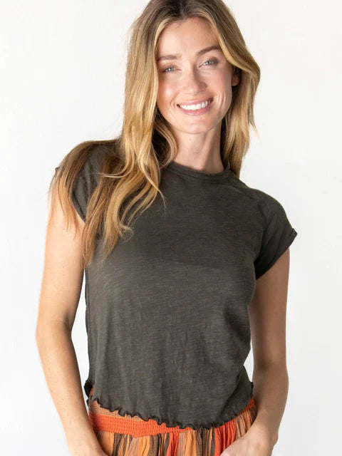 The Lily Tee NATURAL LIFE-Tops-Anatomy Clothing Boutique in Brenham, Texas