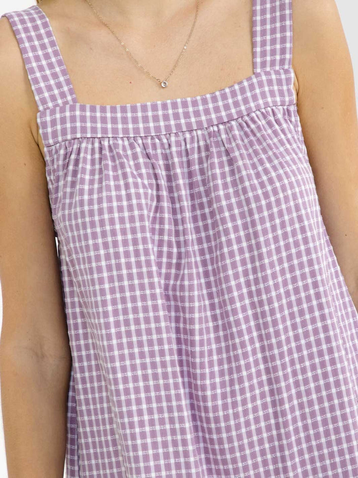 Lavender Haze Picnic Dress-Dresses-Anatomy Clothing Boutique in Brenham, Texas
