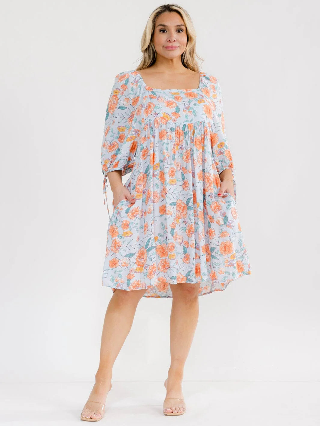 August Blossom Pocket Dress [Curvy]