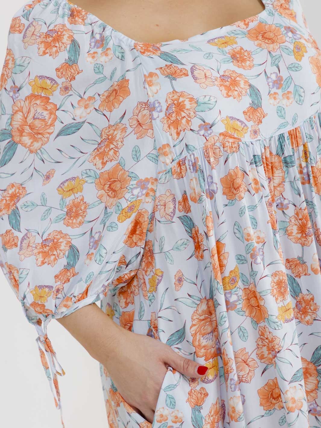 August Blossom Pocket Dress [Curvy]