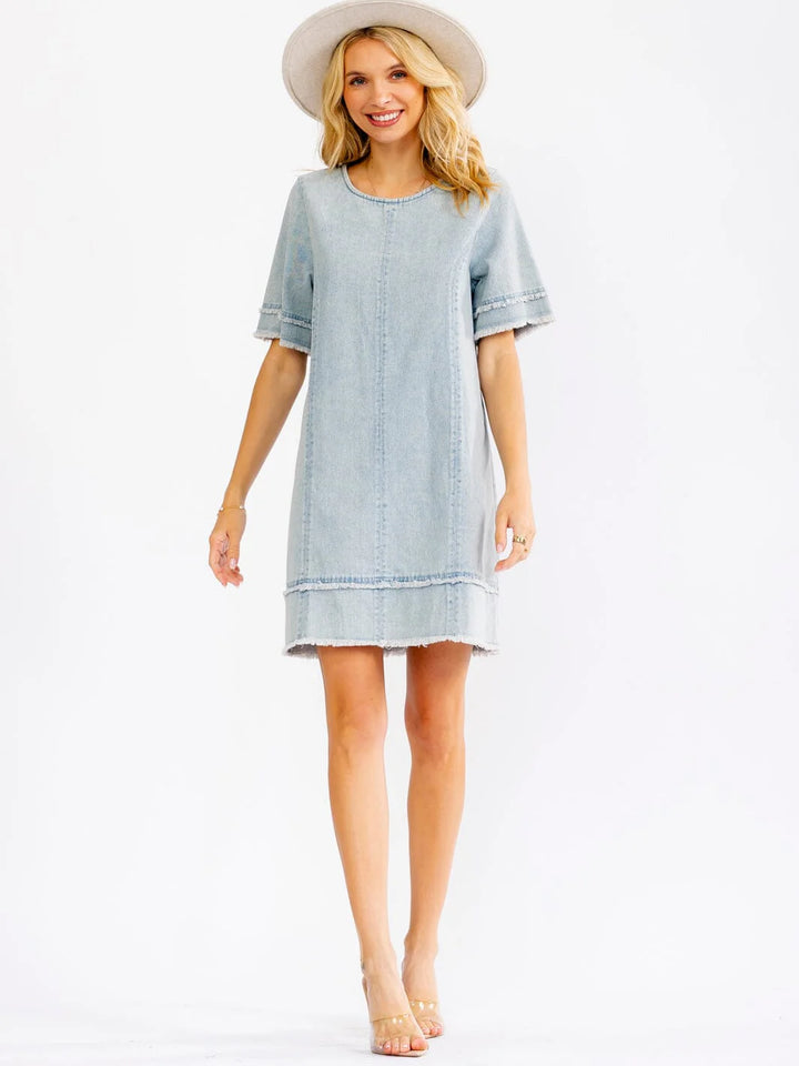 Coastal Breeze Denim Dress