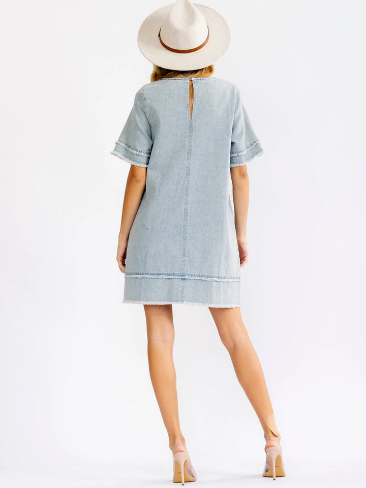 Coastal Breeze Denim Dress