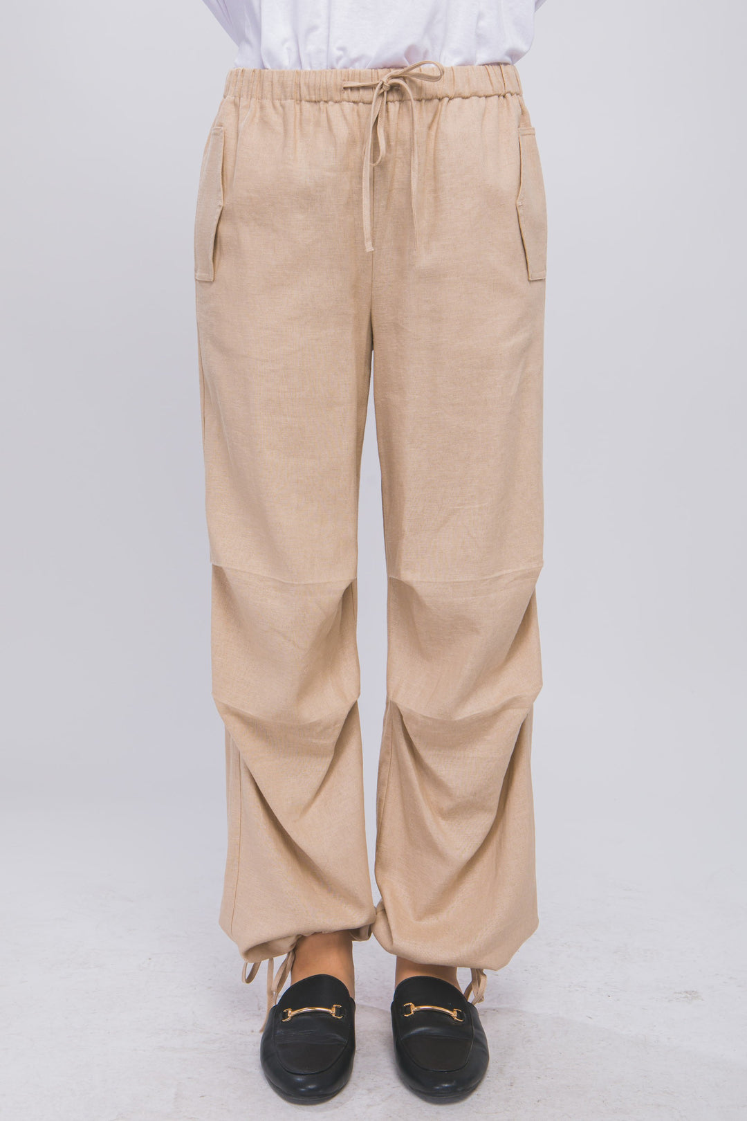 Lori Linen Drawstring Pants-Bottoms and Jeans-Anatomy Clothing Boutique in Brenham, Texas