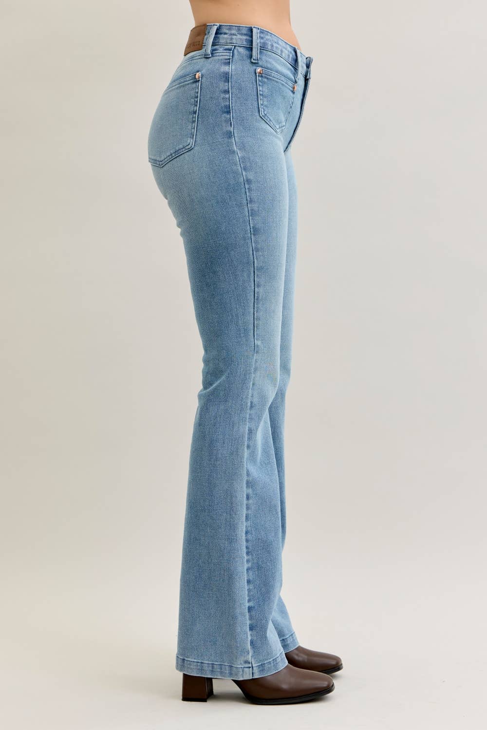 Easy Rider Bootcut Jeans JUDY BLUE-Bottoms and Jeans-Anatomy Clothing Boutique in Brenham, Texas