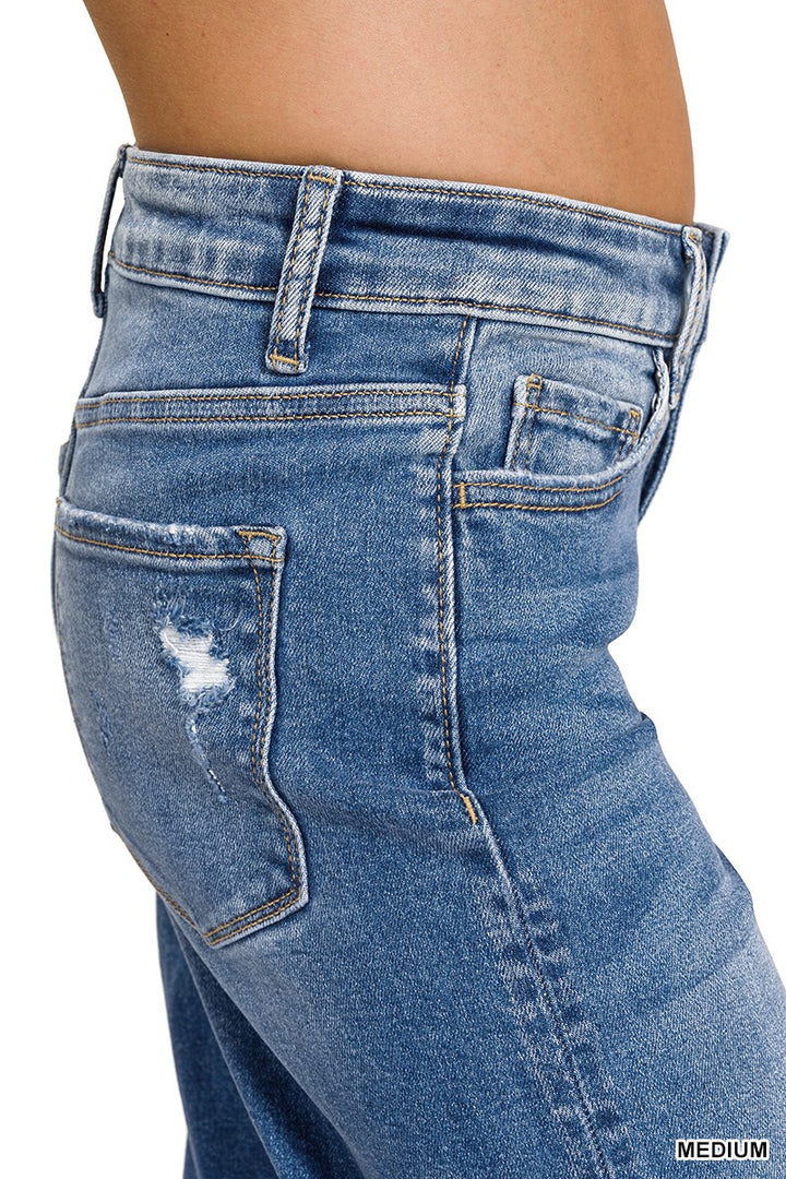 Lea Straight Leg Jean-Bottoms and Jeans-Anatomy Clothing Boutique in Brenham, Texas