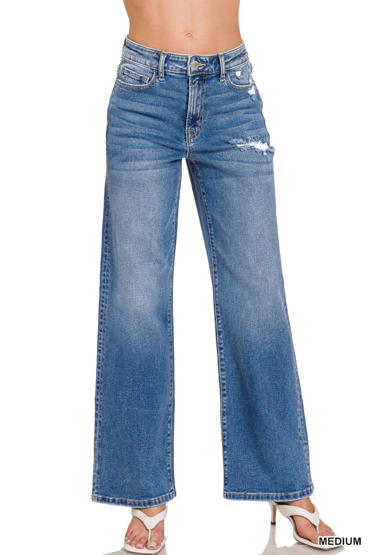 Lea Straight Leg Jean-Bottoms and Jeans-Anatomy Clothing Boutique in Brenham, Texas