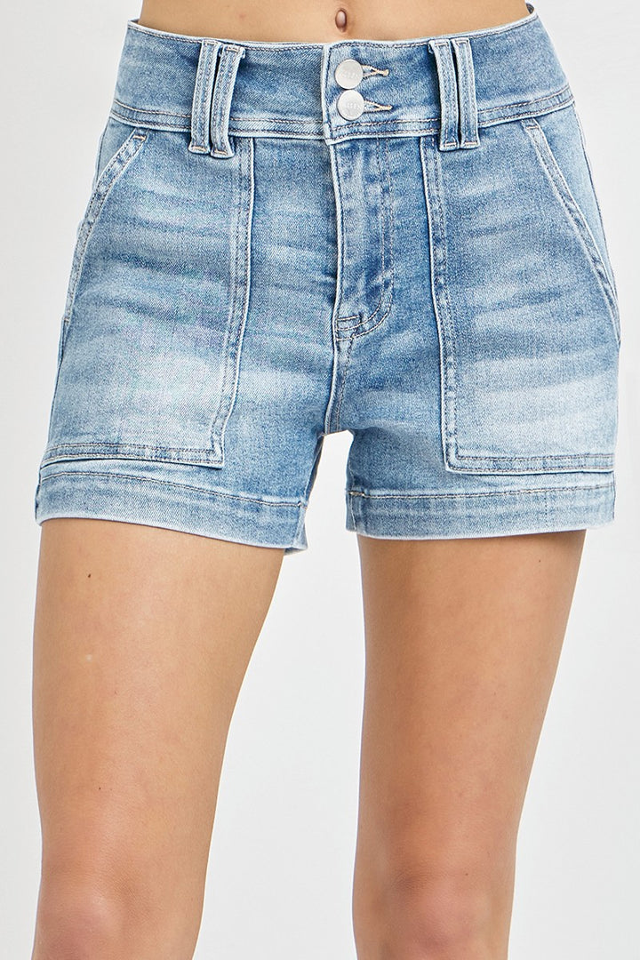 Backroad Summer Shorts RISEN [Curvy]-Bottoms and Jeans-Anatomy Clothing Boutique in Brenham, Texas