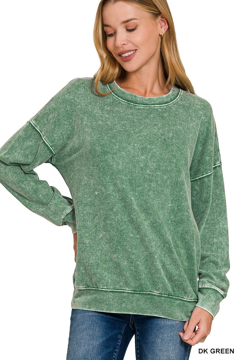 Better Half Terry Pullover-Tops-Anatomy Clothing Boutique in Brenham, Texas