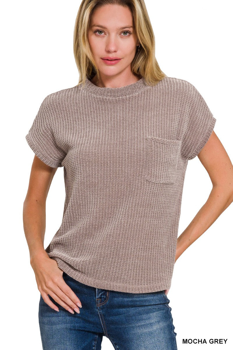 Casey Chenille Sweater Top-Tops-Anatomy Clothing Boutique in Brenham, Texas