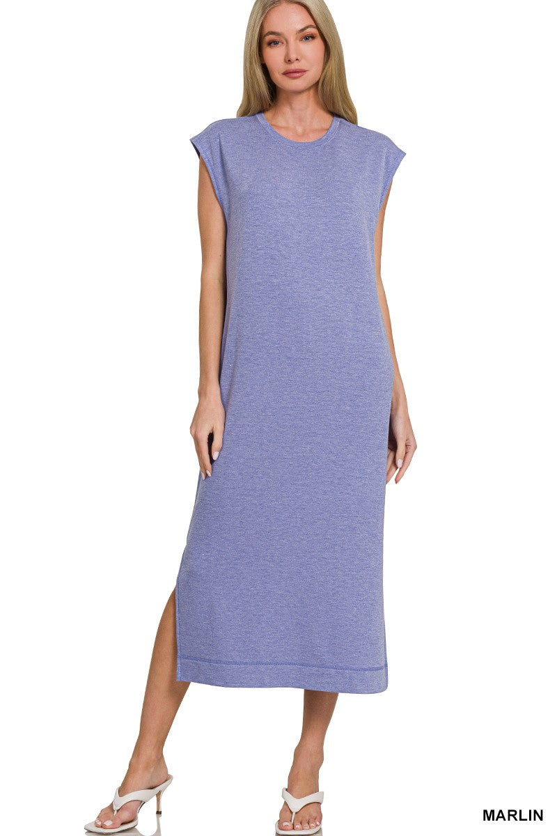 Sarah Washed Midi Dress - Marlin-Dresses-Anatomy Clothing Boutique in Brenham, Texas