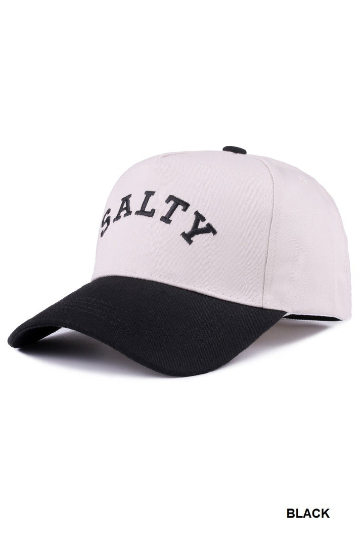Salty Two Tone Canvas Hat-Accessories-Anatomy Clothing Boutique in Brenham, Texas