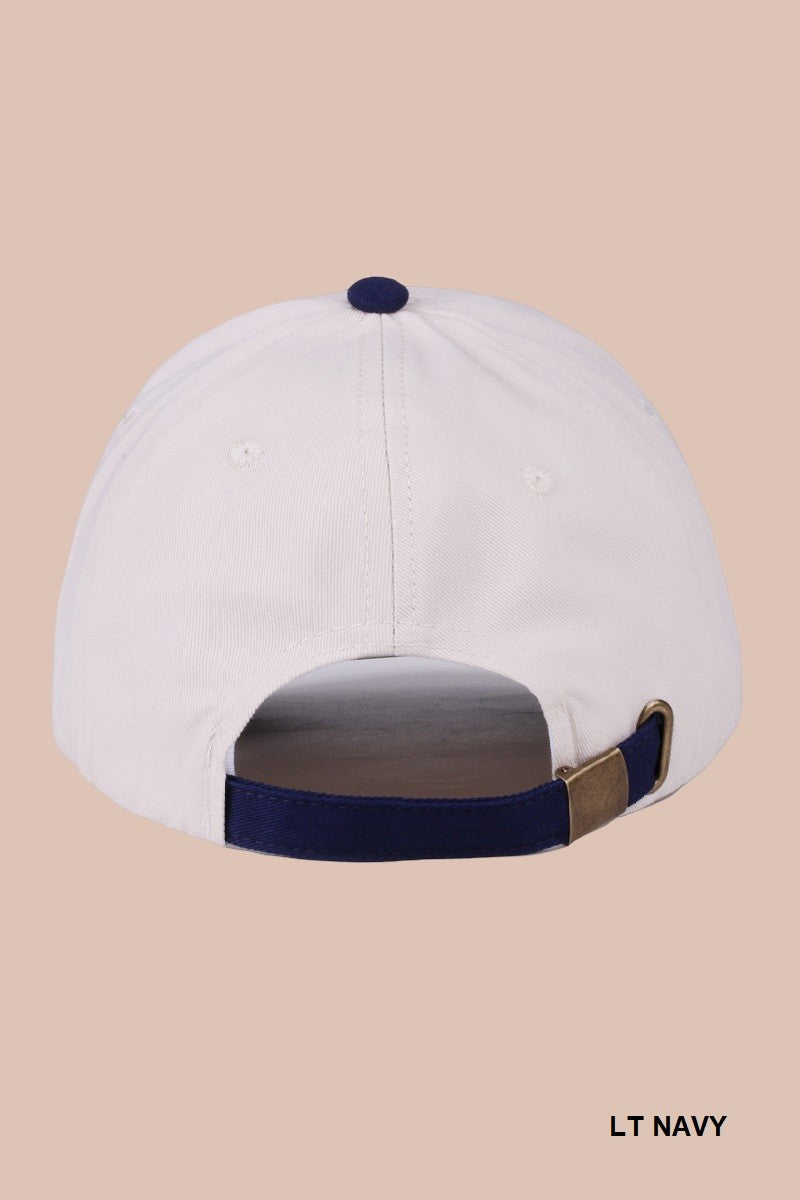 Miracles Two Tone Canvas Hat-Accessories-Anatomy Clothing Boutique in Brenham, Texas