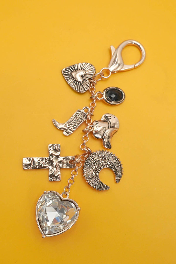Bag Charm Key Chain - Western-Anatomy Clothing Boutique in Brenham, Texas