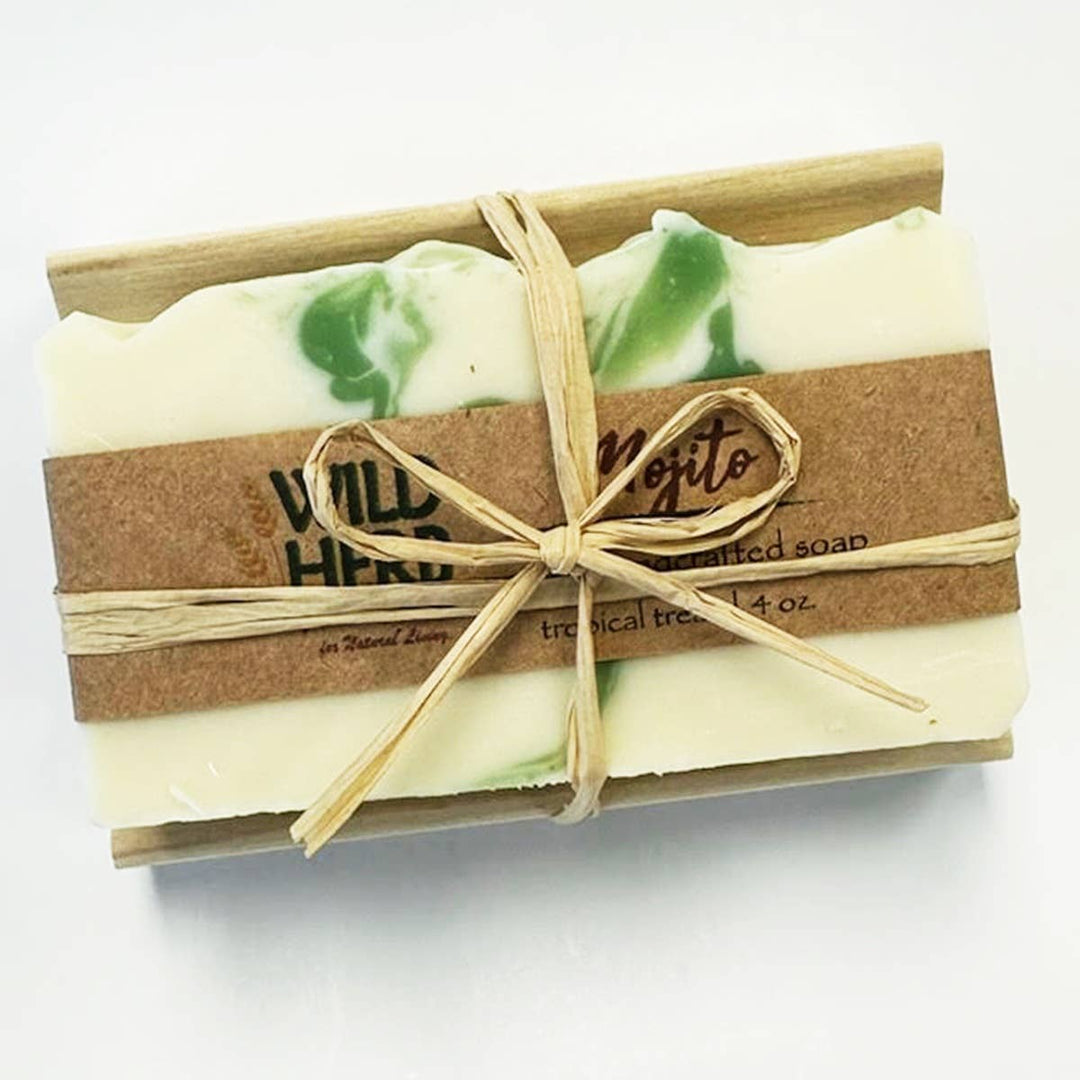 Natural Soap Bar + Wood Dish Gift Set-Accessories-Anatomy Clothing Boutique in Brenham, Texas