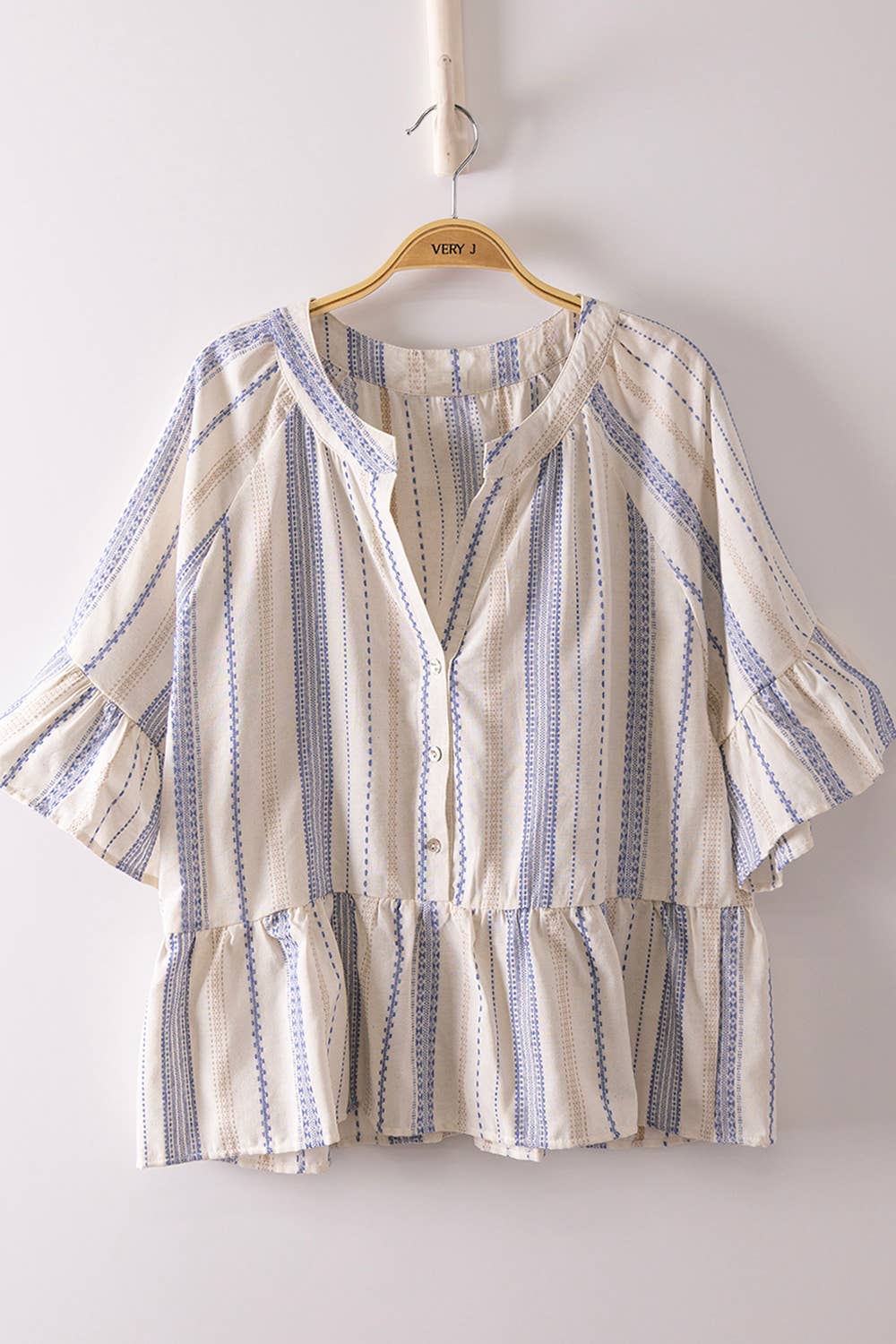 Invisible String Blouse [curvy]-Tops-Anatomy Clothing Boutique in Brenham, Texas