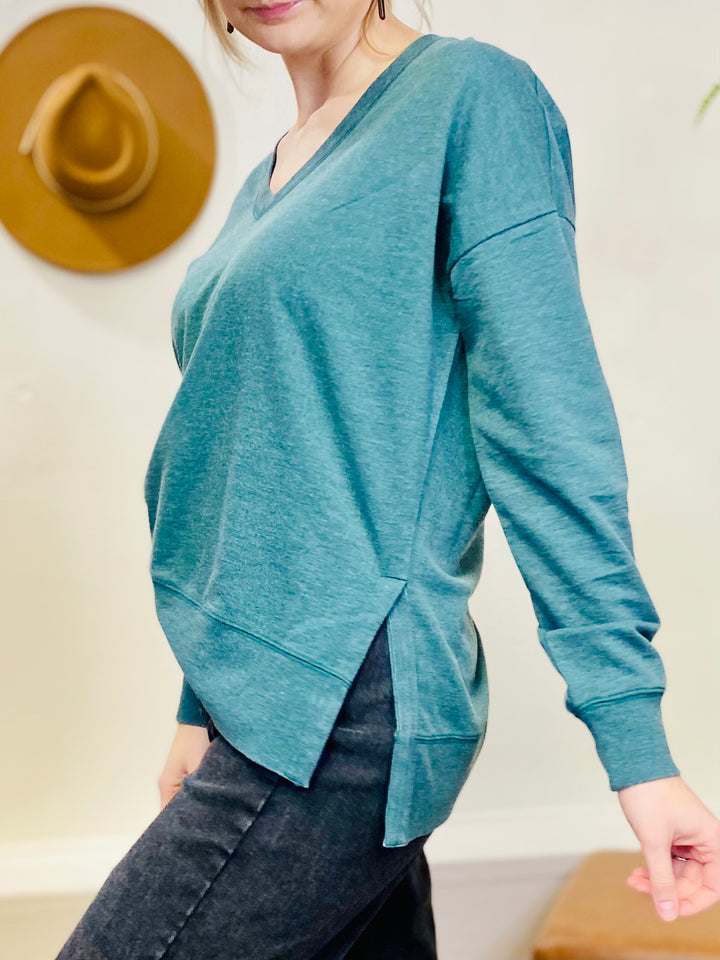 Modern V Neck Weekender Z SUPPLY - Abyss-Tops-Anatomy Clothing Boutique in Brenham, Texas