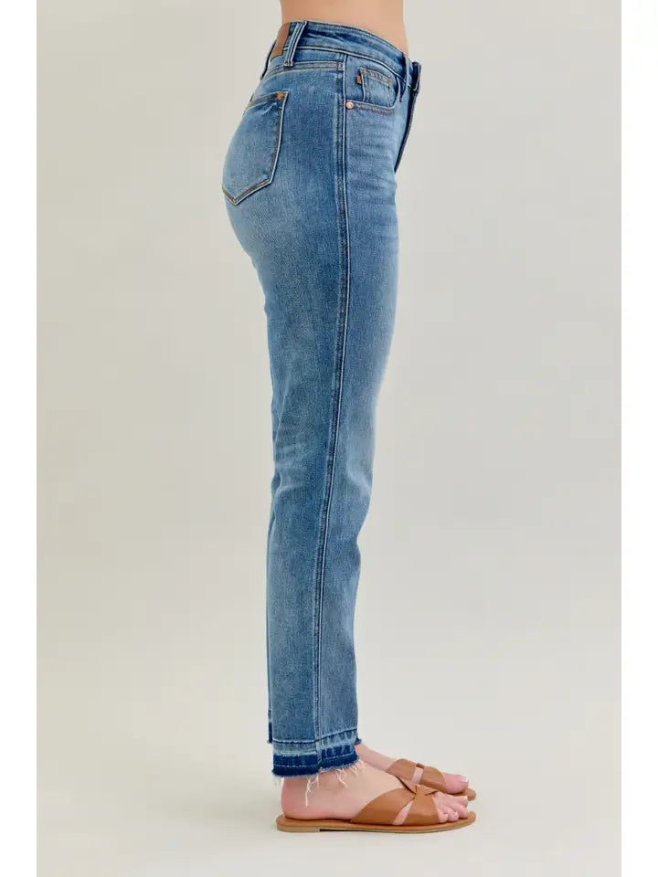 Rigid Boyfriend Jean JUDY BLUE-Bottoms and Jeans-Anatomy Clothing Boutique in Brenham, Texas