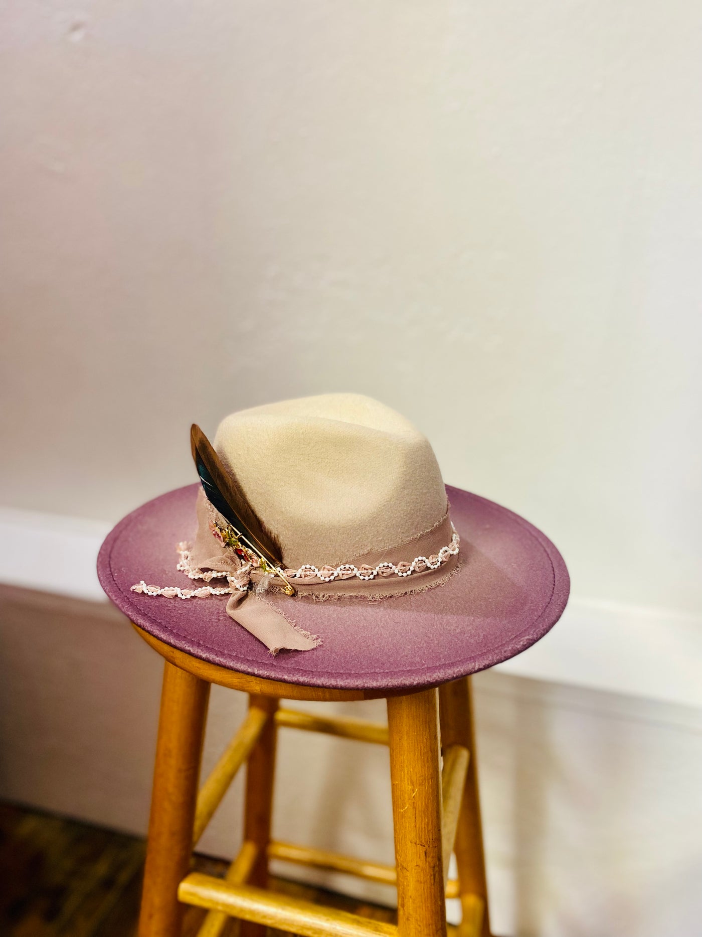 Lucy Custom Wide Brim Hat-Accessories-Anatomy Clothing Boutique in Brenham, Texas