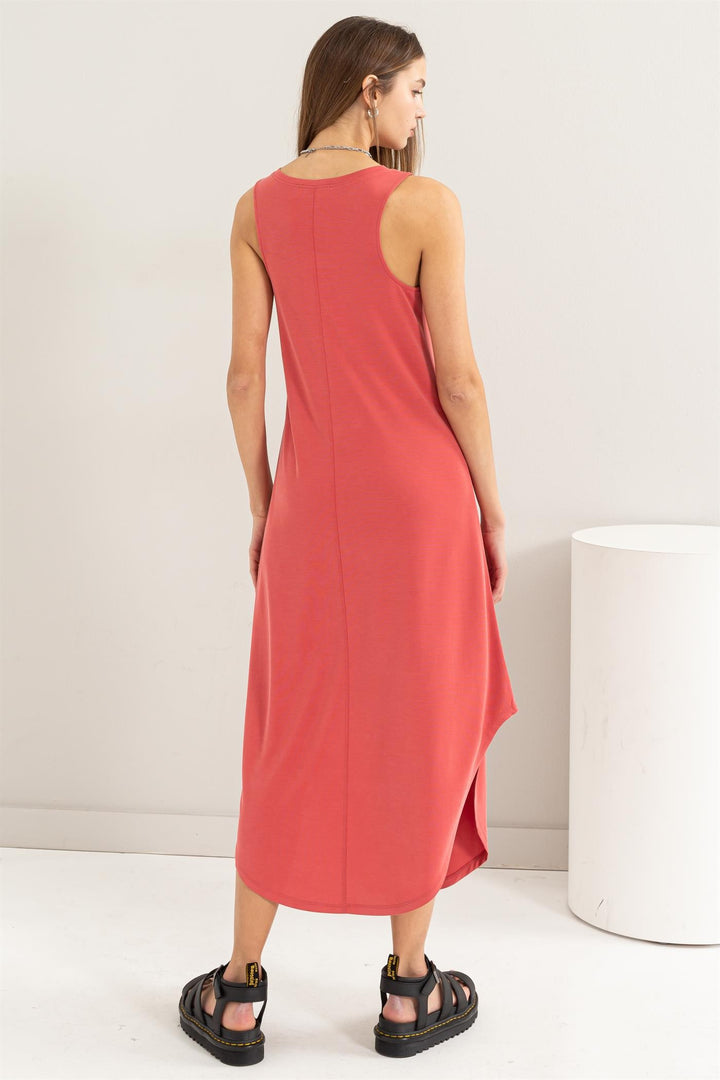 Ashton Sleeveless Midi Dress-Dresses-Anatomy Clothing Boutique in Brenham, Texas