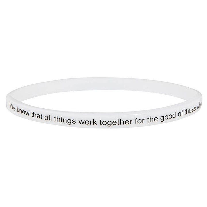 Silicone Bracelet Scripture Verses 4pk-Anatomy Clothing Boutique in Brenham, Texas