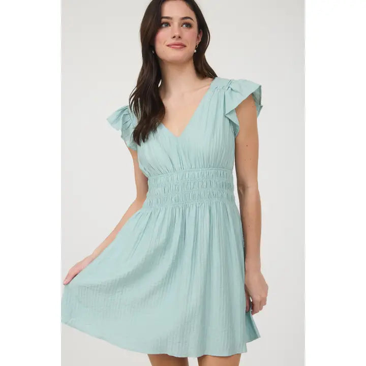 April Mini Dress-Dresses-Anatomy Clothing Boutique in Brenham, Texas