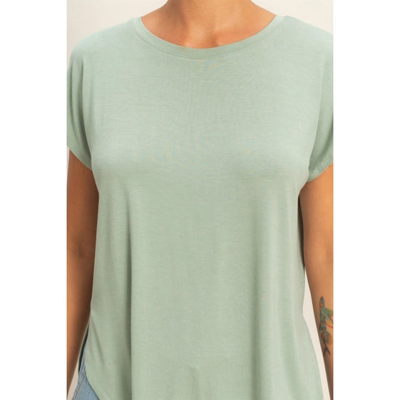Fresh Air Favorite Top - Sage-Tops-Anatomy Clothing Boutique in Brenham, Texas