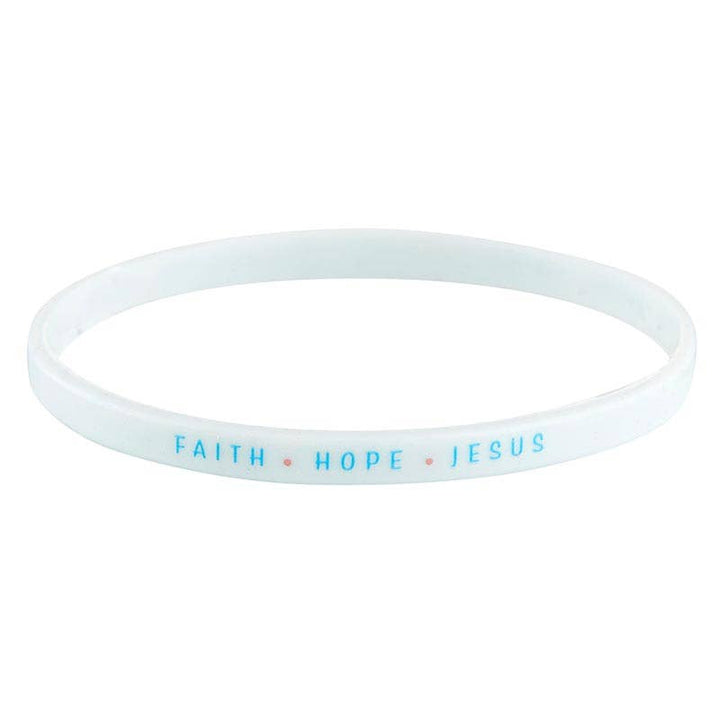 Silicone Bracelet God Is Faithful 4pk-Anatomy Clothing Boutique in Brenham, Texas