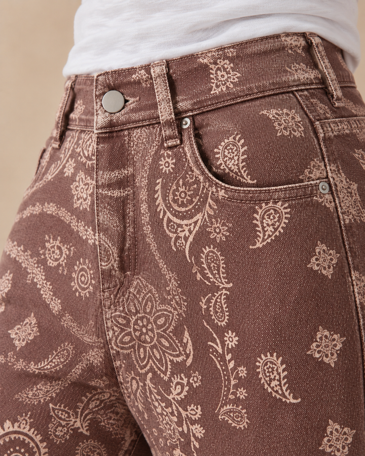 Paisley Trail Barrel Jeans-Bottoms and Jeans-Anatomy Clothing Boutique in Brenham, Texas