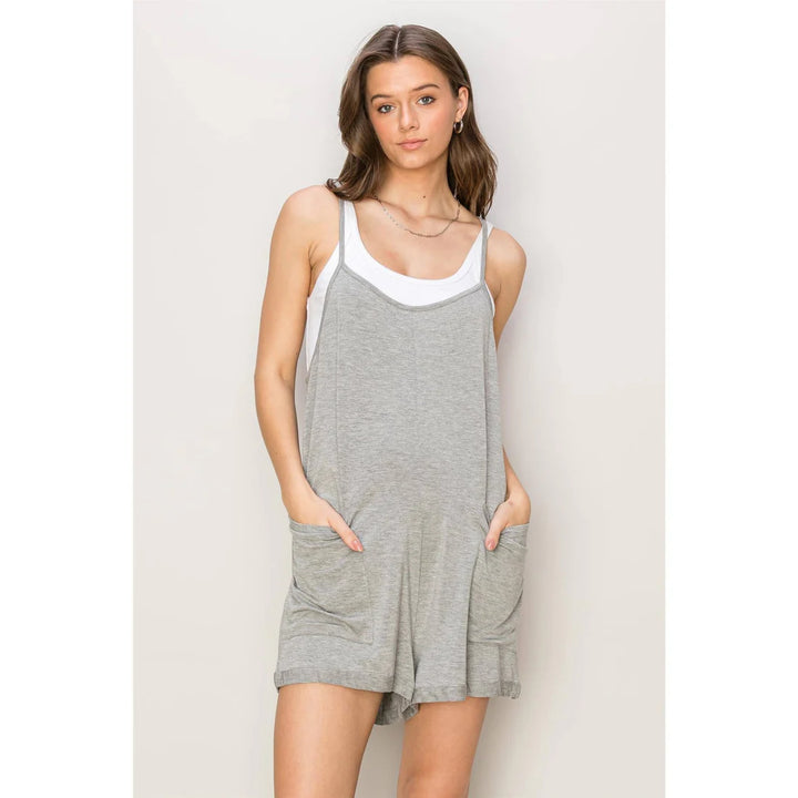 Hotshot Shorts Romper-Jumpsuits & Rompers-Anatomy Clothing Boutique in Brenham, Texas